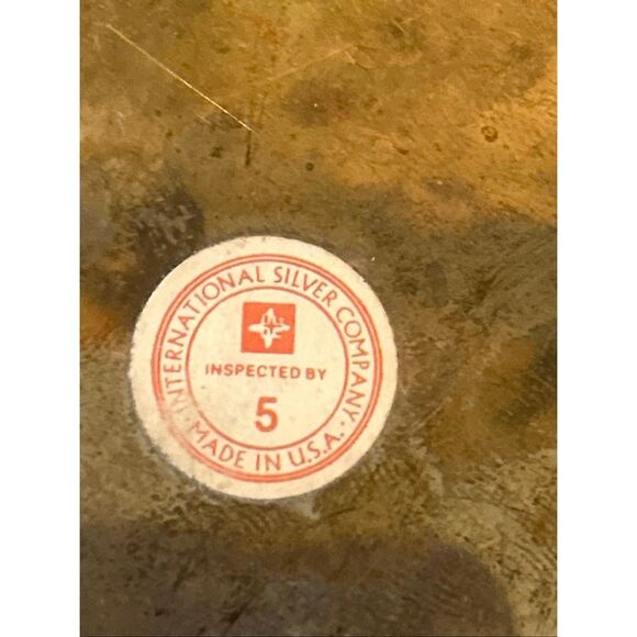 International Silver Co. Round Silver Plate (5702) - Picture 6 of 7